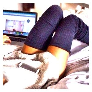 Womens Thigh High Knit Socks